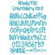 Howdy Y'all Embroidery Font | Machine Embroidery Designs by JuJu