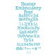 Hunter Embroidery Font | Machine Embroidery Designs by JuJu