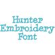 Hunter Embroidery Font | Machine Embroidery Designs by JuJu