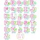 A is For Alpha Applique Font | Machine Embroidery Designs by JuJu
