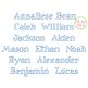 Annaliese Bean Embroidery Font | Machine Embroidery Designs by JuJu