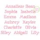 Annaliese Bean Embroidery Font | Machine Embroidery Designs by JuJu