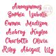 Anonymous Embroidery Font | Machine Embroidery Designs by JuJu