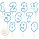 Balloon Numbers Applique | Machine Embroidery Designs by JuJu