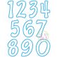 Barnyard Applique Numbers | Machine Embroidery Designs by JuJu