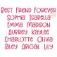 Best Friend Forever Embroidery Font | Machine Embroidery Designs by JuJu