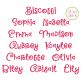 Biscotti Embroidery Font Digital Machine Embroidery Designs by JuJu