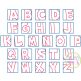 Box Font Alpha Applique Set | Machine Embroidery Designs by JuJu