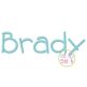 Brady Embroidery Font | Machine Embroidery Designs by JuJu