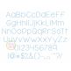 Brick House Two Color Bean Stitch Embroidery Font | Machine Embroidery Designs by JuJu