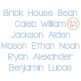 Brick House Two Color Bean Stitch Embroidery Font | Machine Embroidery Designs by JuJu