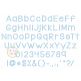 Brick House Two Color Bean Stitch Embroidery Font | Machine Embroidery Designs by JuJu