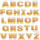 Candy Corn Sketch Embroidery Font | Machine Embroidery Designs by JuJu