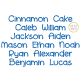 Cinnamon Cake Embroidery Font