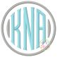 Itch 2 Stitch Clubhouse Monogram Digital Embroidery Machine Designs by JuJu
