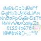 Coconut Crush Embroidery Font