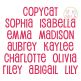 Copycat Embroidery Font | Machine Embroidery Designs by JuJu