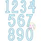 Copycat Numbers Set Applique | Machine Embroidery Designs by JuJu