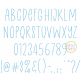 Courtside Bean Stitch Embroidery Font | Machine Embroidery Designs by JuJu