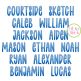 Courtside Sketch Embroidery Font | Machine Embroidery Designs by JuJu