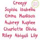 Creepy Halloween Embroidery Font | Machine Embroidery Designs by JuJu
