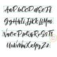 Cristy Ann Script Embroidery Font | Machine Embroidery Designs by JuJu