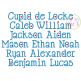 Cupid de Locke Embroidery Font