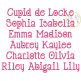 Cupid de Locke Embroidery Font