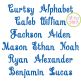 Curtsy Alphabet Embroidery Font | Machine Embroidery Designs by JuJu