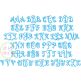 Curtsy Large Monogram | Machine Embroidery Designs by JuJu