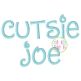 Cutsie Joe Embroidery Font | Machine Embroidery Designs by JuJu