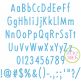 Dashiell Embroidery Font | Machine Embroidery Designs by JuJu