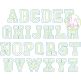 Raggy Double Varsity Applique Font | Machine Embroidery Designs by JuJu