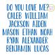 Do You Love Me Embroidery Font | Machine Embroidery Designs by JuJu