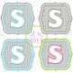 I2S Embossed Monogram | Machine Embroidery Designs by JuJu