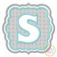 I2S Embossed Monogram | Machine Embroidery Designs by JuJu