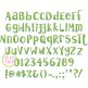 Gallimaufry Ombre Sketch Embroidery Font | Machine Embroidery Designs by JuJu