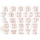 Ghost Alphabet Set Applique | Machine Embroidery Designs by JuJu