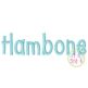 Hambone Embroidery Font | Machine Embroidery Designs by JuJu