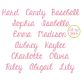 Hard Candy Baseball Embroidery Font