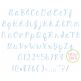Hard Candy Striped Bean Stitch Embroidery Font | Machine Embroidery Designs by JuJu