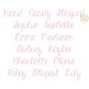 Hard Candy Striped Bean Stitch Embroidery Font | Machine Embroidery Designs by JuJu