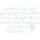Heart Maze Bean Stitch Embroidery Font | Machine Embroidery Designs by JuJu