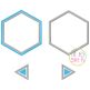 Honeycomb Monogram Embroidery Font | Machine Embroidery Designs by JuJu