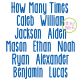 How Many Times Embroidery Font Digital Machine Embroidery Designs by JuJu