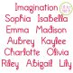 Imagination Embroidery Font | Machine Embroidery Designs by JuJu