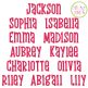 Jackson Embroidery Font | Machine Embroidery Designs by JuJu