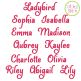 Ladybird Embroidery Font | Machine Embroidery Designs by JuJu