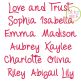 Love And Trust Embroidery Font | Machine Embroidery Designs by JuJu
