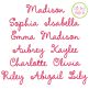 Madison Embroidery Font | Machine Embroidery Designs by JuJu